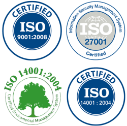 Cloud opslag ISO 9001, ISO 27001 en ISO 15001.
